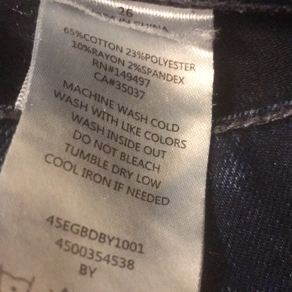 Sam Edelman jeans denim size 26 the kitten mid rise skinny ankle blue - Picture 11 of 11